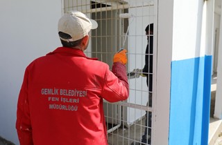 Gemlik'te Sahalar Yenileniyor